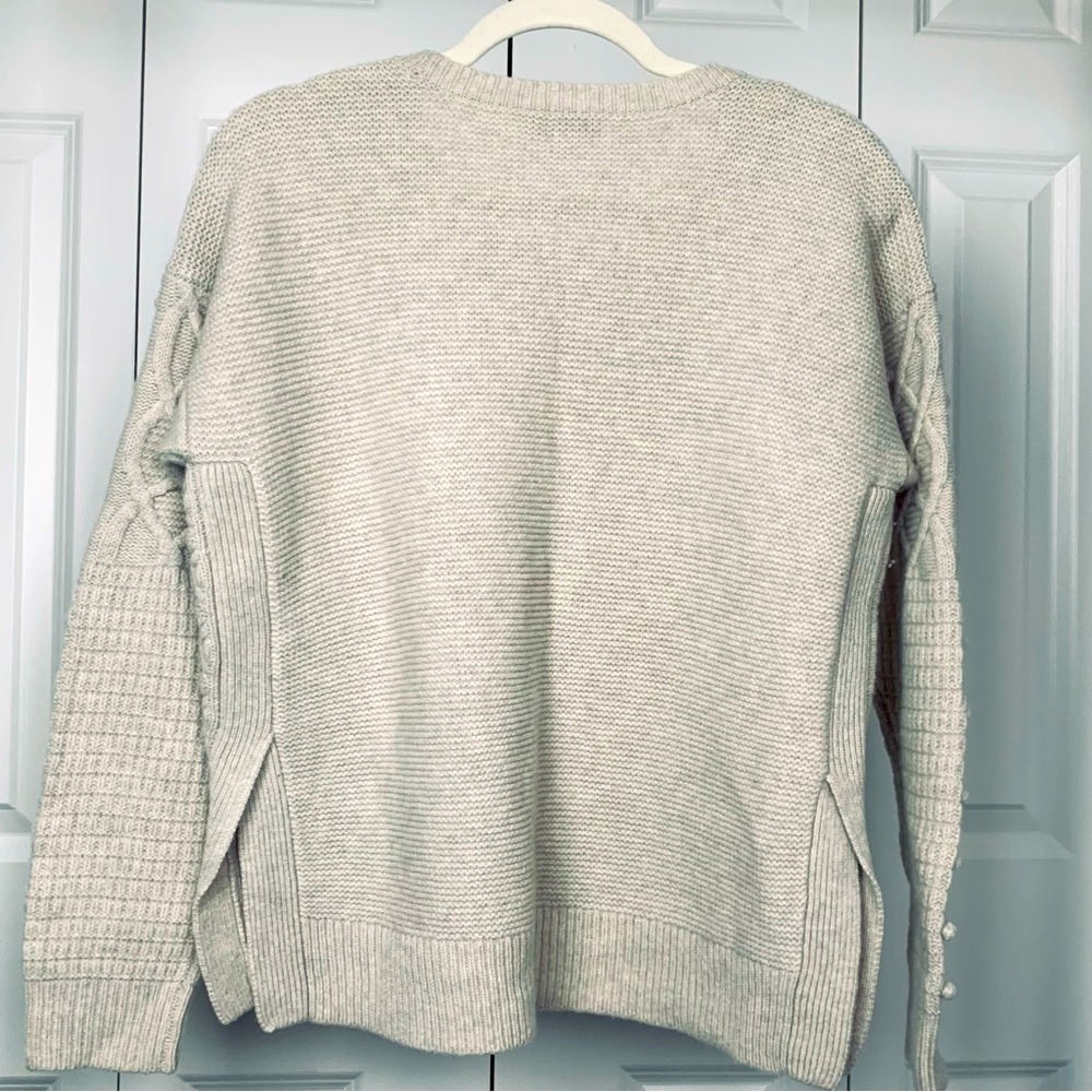 MADEWELL 100% Wool Cream Sweater. - Picture 6 of 8
